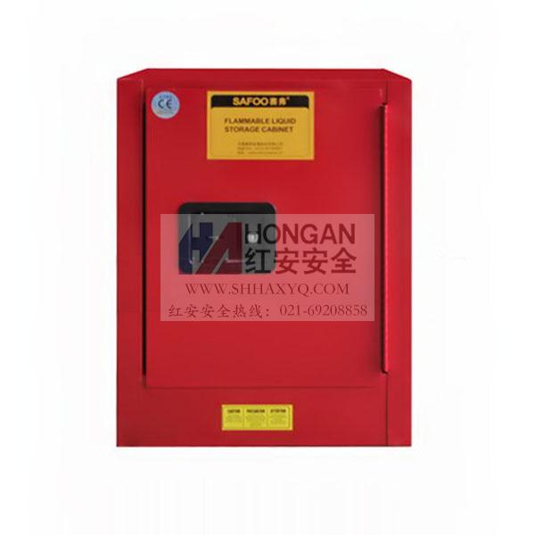 「4加仑」化学可燃品安全存储柜-红色-CHEMICAL SAFETY STORAGE CABINET