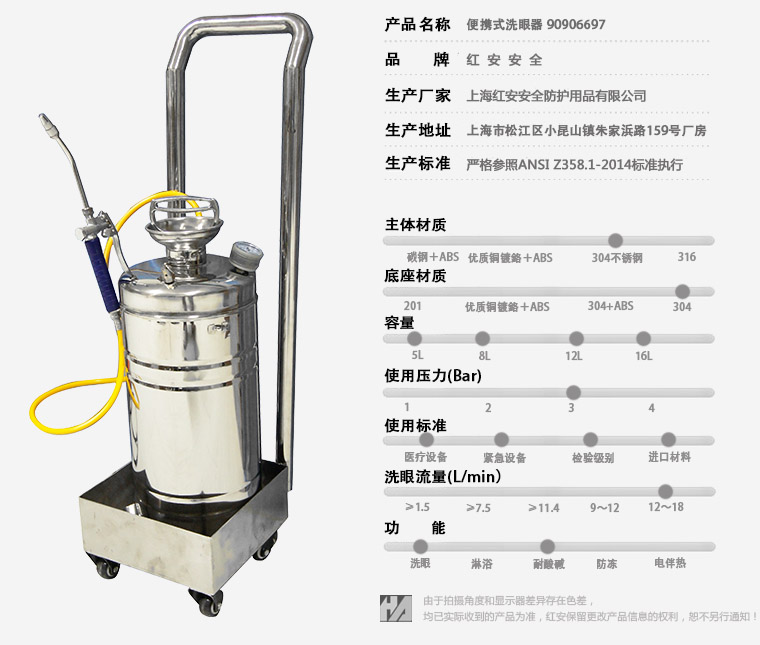 便携式洗眼器图片 6697